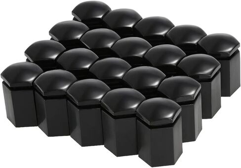 Car-Styling 17 * 30mm Black 20Pcs/Set Vehicle Auto Car Wheel Nut Bolt Cover Cap(Silver) in Saudi Arabia