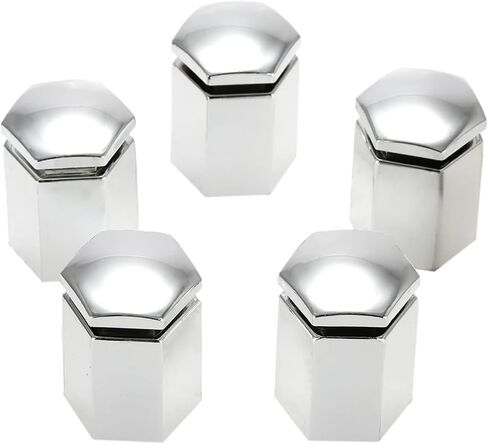 Car-Styling 17 * 30mm Black 20Pcs/Set Vehicle Auto Car Wheel Nut Bolt Cover Cap(Silver) in Saudi Arabia