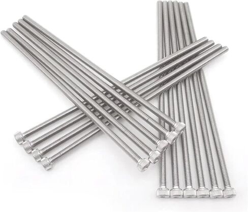 M2 M3 M4 M5 M6 M8 M10 M12 DIN912 304 Stainless Steel Inner Hexagon Lengthen Screw Knurled Cup Head Bolts Extra Long Screws Bolt(M4x85mm(5pcs)) in Saudi Arabia