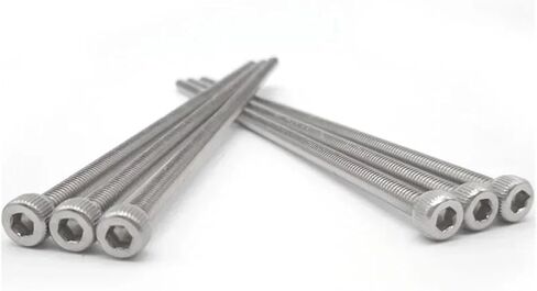 M2 M3 M4 M5 M6 M8 M10 M12 DIN912 304 Stainless Steel Inner Hexagon Lengthen Screw Knurled Cup Head Bolts Extra Long Screws Bolt(M4x85mm(5pcs)) in Saudi Arabia