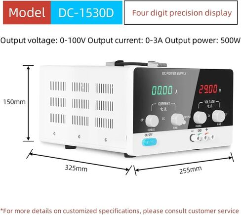 1PCS Laboratory 60V 20A 1200W مقعد قابل للتعديل مصدر الطاقة المتغير من 0 إلى 60 فولت in Kuwait
