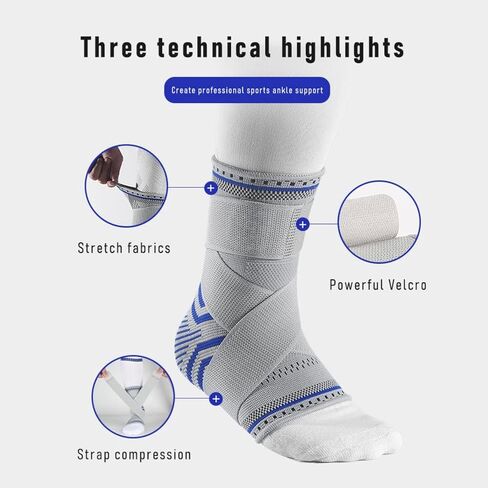 Bandage Ankle Support Protector Football Basketball Ankle Brace Protective(E) in Saudi Arabia