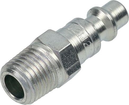 Dixon Valve D2M2 Steel Industrial Interchange Interchange Pneumatic Fitting ، Nipple ، 1/4 "اقتران X 1/4" - 18 NPTF Thread Male in Kuwait