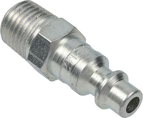 Dixon Valve D2M2 Steel Industrial Interchange Interchange Pneumatic Fitting ، Nipple ، 1/4 "اقتران X 1/4" - 18 NPTF Thread Male in Kuwait