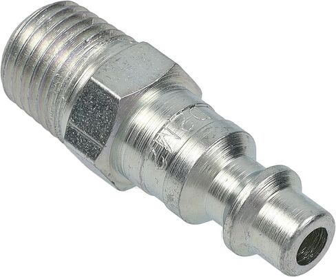 Dixon Valve D2M2 Steel Industrial Interchange Pneumatic Fitting, Nipple, 1/4" Coupling x 1/4" - 18 NPTF Male Thread in Saudi Arabia