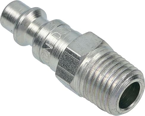 Dixon Valve D2M2 Steel Industrial Interchange Pneumatic Fitting, Nipple, 1/4" Coupling x 1/4" - 18 NPTF Male Thread in Saudi Arabia