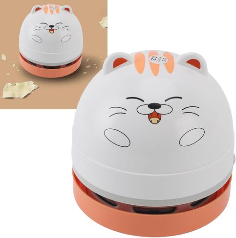 aqxreight Desktop Vacuum Cleaner with Vacuum Nozzle Brush Portable Table Vaccum Cleaner for Crumbs Computer Car Raccoon Easily It Etc for T Desktop CleanerPortable Desk (Panda) in Saudi Arabia