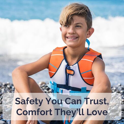 Limmys Premium Kids Swim Vest – Toddler Swim Jacket and Buoyancy Swimming Aid – Modern Design Swimming Vest for Boys and Girls – Innovative Safety-First Features in Saudi Arabia