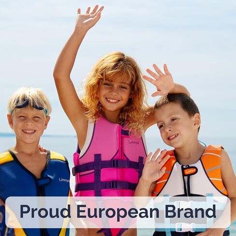 Limmys Premium Kids Swim Vest – Toddler Swim Jacket and Buoyancy Swimming Aid – Modern Design Swimming Vest for Boys and Girls – Innovative Safety-First Features in Saudi Arabia