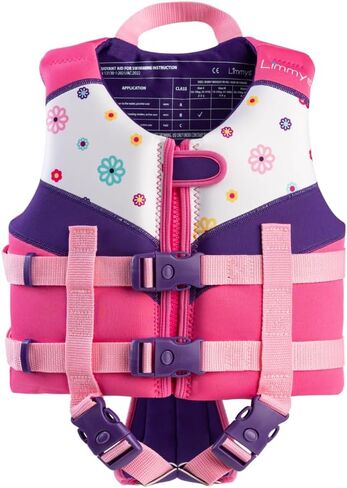 Limmys Premium Kids Swim Vest – Toddler Swim Jacket and Buoyancy Swimming Aid – Modern Design Swimming Vest for Boys and Girls – Innovative Safety-First Features in Saudi Arabia