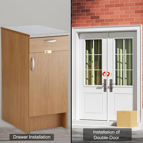 MECCANIXITY Password Rotary Hasp Locks, Mechanical Cabinet Combination Latch Locks 5" Security Keyless Rotary Hasp Latch Lock No Drilling for Shed Door Sliding Closet Bathroom Outdoor Grey in Saudi Arabia