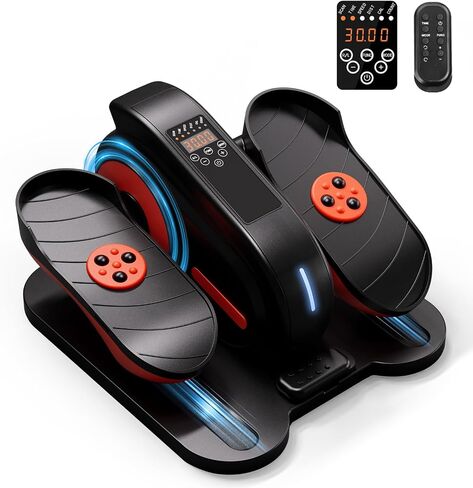 Gorise Under Desk Elliptical Machine ، Ellipse Leg Exerciser كما هو موضح على شاشة التلفزيون لكبار السن ، تم تجميعها بشكل كامل من تمرين الدواسة مع النائية واليدوية والوضع التلقائي للمكتب المنزلي in Kuwait