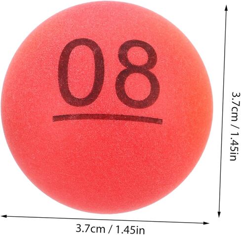 30pcs كرات Bingo Colls الملونة آمنة من كرات اليانصيب البلاستيكية لألعاب الحفلات جوائز جوائز السحوبات لأعياد الميلاد والتجمعات in Kuwait