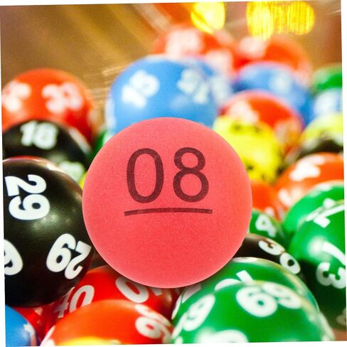 30pcs كرات Bingo Colls الملونة آمنة من كرات اليانصيب البلاستيكية لألعاب الحفلات جوائز جوائز السحوبات لأعياد الميلاد والتجمعات in Kuwait