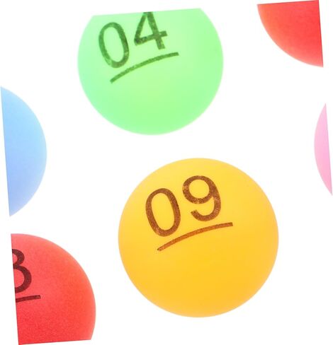 30pcs كرات Bingo Colls الملونة آمنة من كرات اليانصيب البلاستيكية لألعاب الحفلات جوائز جوائز السحوبات لأعياد الميلاد والتجمعات in Kuwait