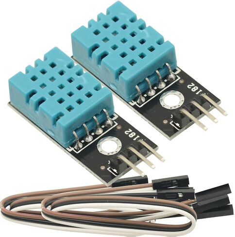 2pcs DHT-11 DHT11 درجة الحرارة والرطوبة لمستشعر درجة الحرارة الرقمية استشعار استشعار درجة حرارة Arduino 3.3V-5V in Saudi Arabia