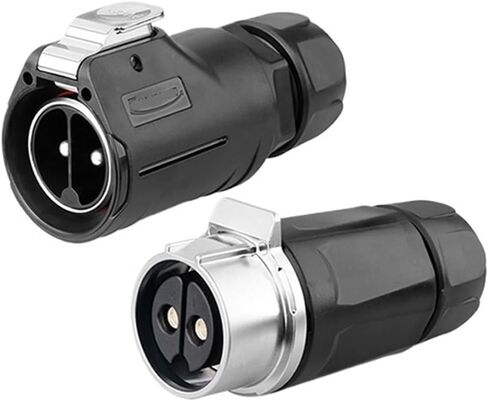 LP-28 screw connection aviation 2 core 50A mixed waterproof connector lock wire type(Butt formal wear) in Kuwait