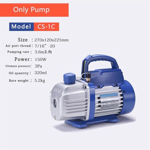 1PCS MINI DOTARY VANE VINE ALSER AIR PUMP 2PA الفراغ النهائي لتكييف الهواء وفاصل الشاشة 220V (طبيعي) in Kuwait