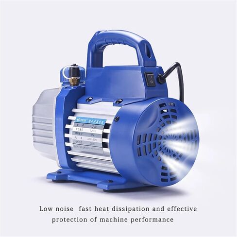 1PCS MINI DOTARY VANE VINE ALSER AIR PUMP 2PA الفراغ النهائي لتكييف الهواء وفاصل الشاشة 220V (طبيعي) in Kuwait