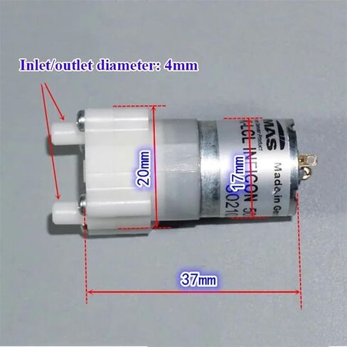 DC 5V Rotary Vane Air Pump Gas Sampling Pump Large Flow Reversible Direction for Air Sampling in Kuwait