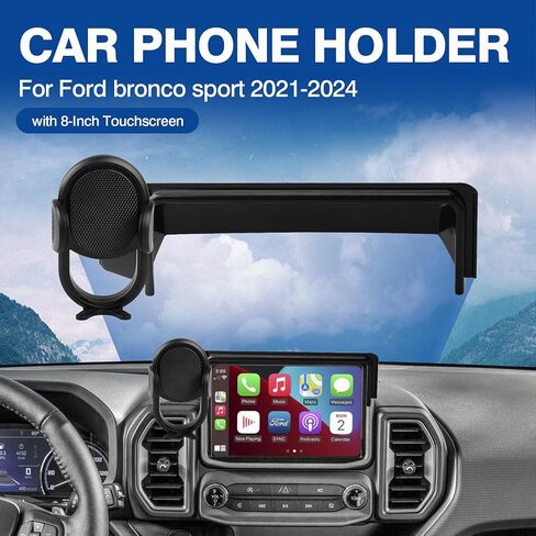 حامل هاتف السيارة التلقائي لـ Ford Explorer 2020-2024 ملحقات الهاتف الخلوي بحجم 10.1 بوصة مع دوران منظم Dash 360 درجة 360 درجة in Kuwait