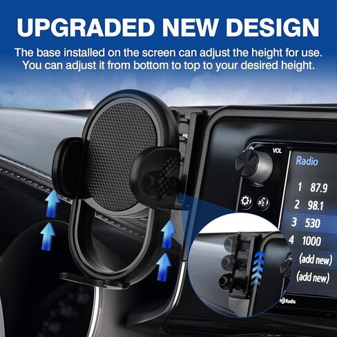حامل هاتف السيارة التلقائي لـ Ford Explorer 2020-2024 ملحقات الهاتف الخلوي بحجم 10.1 بوصة مع دوران منظم Dash 360 درجة 360 درجة in Kuwait