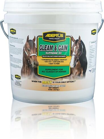 Adeptus Nutrition Gleam و Gain Supreme 60 Eq مكملات المفصل ، 3 رطل/5 × 5 × 9 in Kuwait