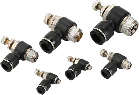 1/8 1/4 3/8 1/2 4mm/6mm/8mm/10mm PCF PL Tube Tube Connector Pneumatic Quick Anip Quicling Hose 1pcs (6-01 (6mm-1l8) ، pl) in Kuwait