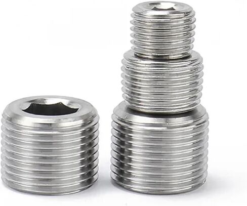 NPT Hexagonal NPT1/8 1/4" 3/8" 1/2" 304 Stainless Steel Hexagonal Pneumatic Fitting Plug End Cap 1Pcs(10PCS NPT 1l8) in Saudi Arabia