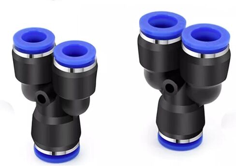 1Pcs PW Y-type Pneumatic Fitting Reducing Tee Straight Through 4 To 12mm Plastic Hose Quick Couplings(12-10) in Saudi Arabia
