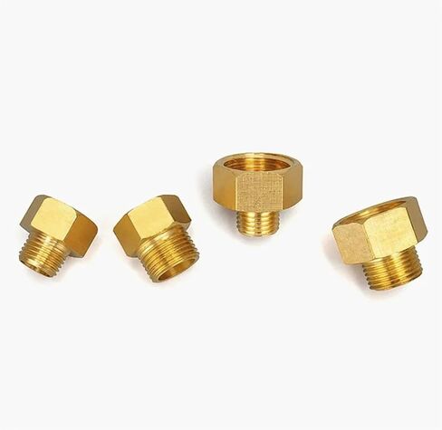 1Pcs Male To Female Thread Brass Pipe Connectors Brass Coupler Adapter Threaded Fitting 1/8" 1/4" 3/8" 1/2"(NW3-2) in Saudi Arabia