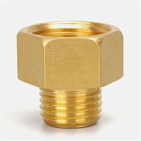 1Pcs Male To Female Thread Brass Pipe Connectors Brass Coupler Adapter Threaded Fitting 1/8" 1/4" 3/8" 1/2"(NW3-2) in Saudi Arabia