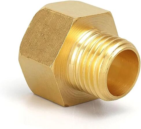 1Pcs Male To Female Thread Brass Pipe Connectors Brass Coupler Adapter Threaded Fitting 1/8" 1/4" 3/8" 1/2"(NW3-2) in Saudi Arabia