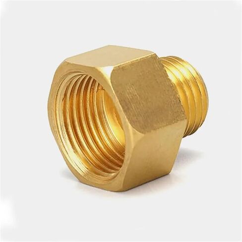 1Pcs Male To Female Thread Brass Pipe Connectors Brass Coupler Adapter Threaded Fitting 1/8" 1/4" 3/8" 1/2"(NW3-2) in Saudi Arabia