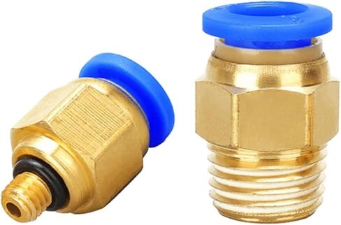 PC Air Pneumatic Fitting Quick Connector 4mm-12mm Male Thread 1/8 1/4 3/8 1/2 For Air Compressor Hose Tube Pipe 1Pcs(PC10-04) in Kuwait