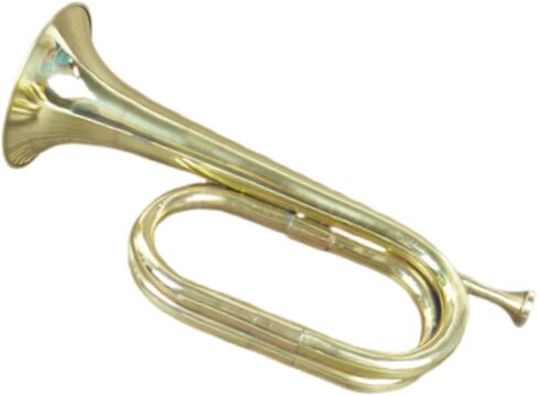 Dynwave Trumpet Bugle Cavalry Trumpet Lightweight ، Retro ، Hlowing ، Musical Musical ، Brass Strupit for Festival Atmosphere Orchestra in Kuwait