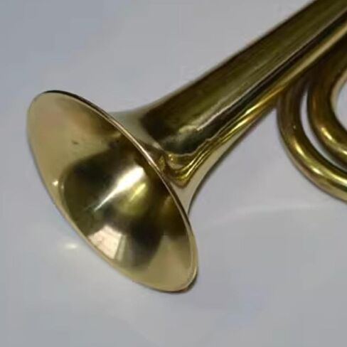 Dynwave Trumpet Bugle Cavalry Trumpet Lightweight ، Retro ، Hlowing ، Musical Musical ، Brass Strupit for Festival Atmosphere Orchestra in Kuwait