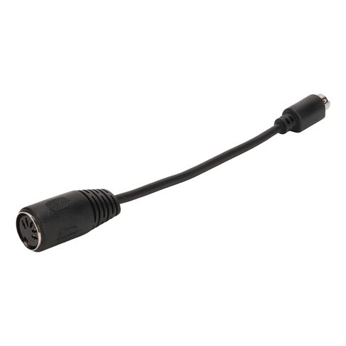 Dilwe 5.9 inch DIN 5 Pin Female to MIDI 6 Pin Male Cable, PS2 Keyboard and Mouse Adapter, Black, 15cm in Saudi Arabia