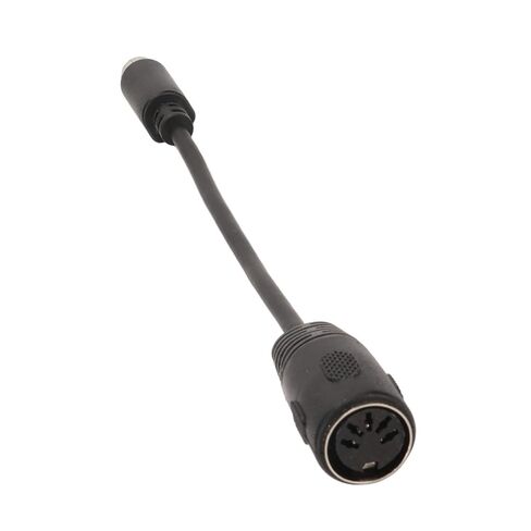 Dilwe 5.9 inch DIN 5 Pin Female to MIDI 6 Pin Male Cable, PS2 Keyboard and Mouse Adapter, Black, 15cm in Saudi Arabia