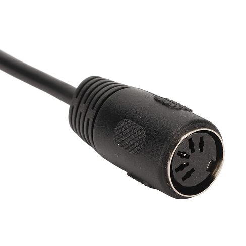 Dilwe 5.9 inch DIN 5 Pin Female to MIDI 6 Pin Male Cable, PS2 Keyboard and Mouse Adapter, Black, 15cm in Saudi Arabia