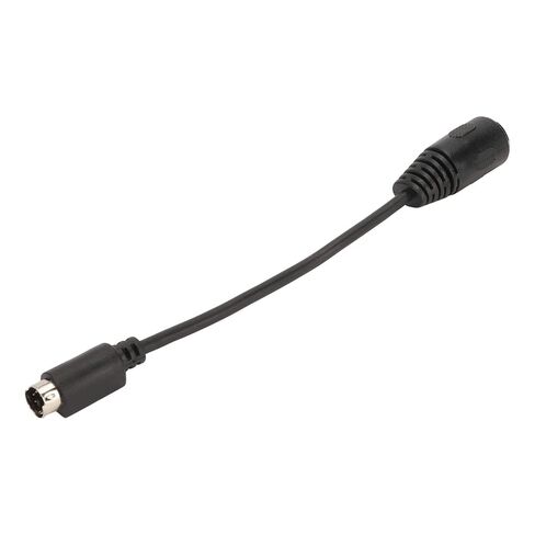 Dilwe 5.9 inch DIN 5 Pin Female to MIDI 6 Pin Male Cable, PS2 Keyboard and Mouse Adapter, Black, 15cm in Saudi Arabia