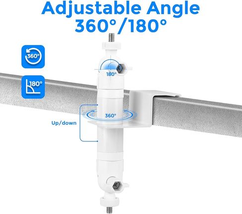 جبل Gutter Universal لكاميرات الحلقة - لا توجد شريحة تركيب كاميرا أمان ، متوافقة مع عصا الكاميرا Pro/Spotlight Cam Pro/Solar ، وتركيب في الهواء الطلق قابل للتعديل 360 درجة in Kuwait