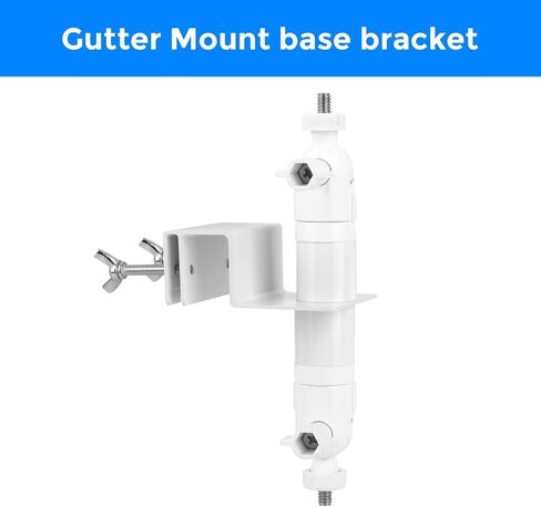 جبل Gutter Universal لكاميرات الحلقة - لا توجد شريحة تركيب كاميرا أمان ، متوافقة مع عصا الكاميرا Pro/Spotlight Cam Pro/Solar ، وتركيب في الهواء الطلق قابل للتعديل 360 درجة in Kuwait