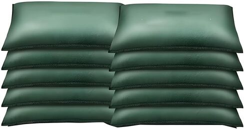TIST Waterproof Sandbags for Garages Flood Barrier Sandless Flood Sandbags Self-Absorbing Sandbags 10-Piece Set for Protecting Doorways Garages Quick Absorbing Flood Sandbags(25x100cm) in Saudi Arabia