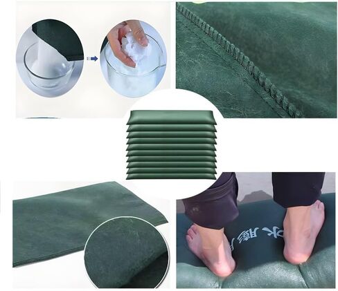 TIST Waterproof Sandbags for Garages Flood Barrier Sandless Flood Sandbags Self-Absorbing Sandbags 10-Piece Set for Protecting Doorways Garages Quick Absorbing Flood Sandbags(25x100cm) in Saudi Arabia