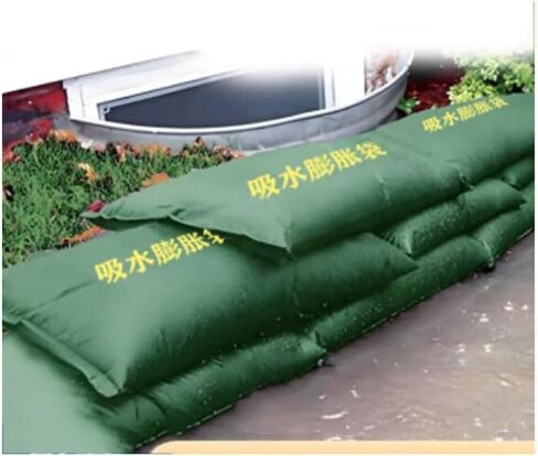 TIST Waterproof Sandbags for Garages 10-Piece Set of Household Flood Barriers, Flood Dams, Flood Sandbags, High-Strength Flood Sandbags Quick Absorbing Flood Sandbags(25x150cm) in Saudi Arabia