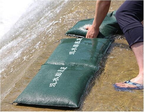 TIST Waterproof Sandbags for Garages 10-Piece Set of Household Flood Barriers, Flood Dams, Flood Sandbags, High-Strength Flood Sandbags Quick Absorbing Flood Sandbags(25x150cm) in Saudi Arabia