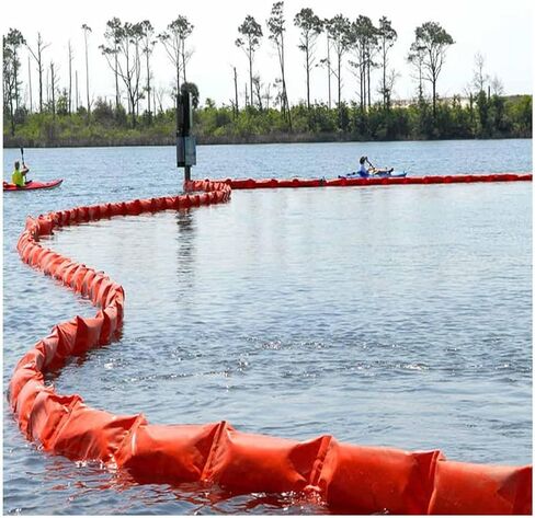 TIST Waterproof Sandbags for Garages Flood Barrier PVC Floating Oil Boom River and Lake Water Protection Pollution Prevention DIY Installation Customisable Quick Absorbing Flood Sandbags(0.35X10M) in Saudi Arabia