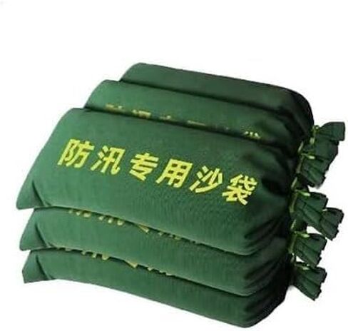 أكياس رملية مقاومة للماء للمرائب طوارئ الرمال الطوارئ مجموعة الطوارئ في الهواء الطوارئ لوازم الطوارئ القابلة لإعادة الاستخدام في الطوارئ 10 قطع مجموعة من الأكياس الرملية للفيضانات (25x50 سم) in Kuwait