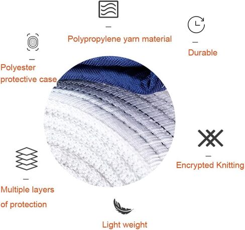 Lifting Sling Thickened Lifting Strap Nylon Slings for Lifting Crane Slings Durable Multi-Layer Weaving Lifting Strap Lifting Rope Lifting Heavy Objects (Color : 5T, Size : 5M) in Saudi Arabia
